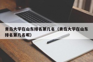 青岛大学在山东排名第几名（青岛大学在山东排名第几名呢）