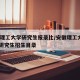 安徽理工大学研究生报录比/安徽理工大学2022研究生招生目录
