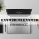 北方学院官网:河北北方学院官网